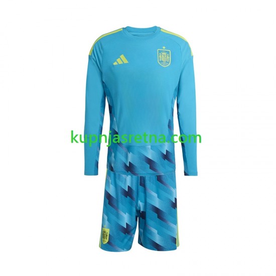 Dječja Domaći Home Golmanski Dresova Španjolska World Cup 2026 Dugim Rukavima