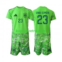 Dječja Golmanski Dresova Španjolska Unai Simon 23 6th Green color World Cup 2026 Kratkih Rukava Dječja Golmanski Dresova Španjolska Unai Simon 23 6th Green color World Cup 2026 Kratkih Rukava