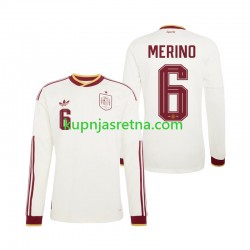 Muškarci Gostujući Away Dresova Španjolska Mikel Merino 6 World Cup 2026 Dugim Rukavima