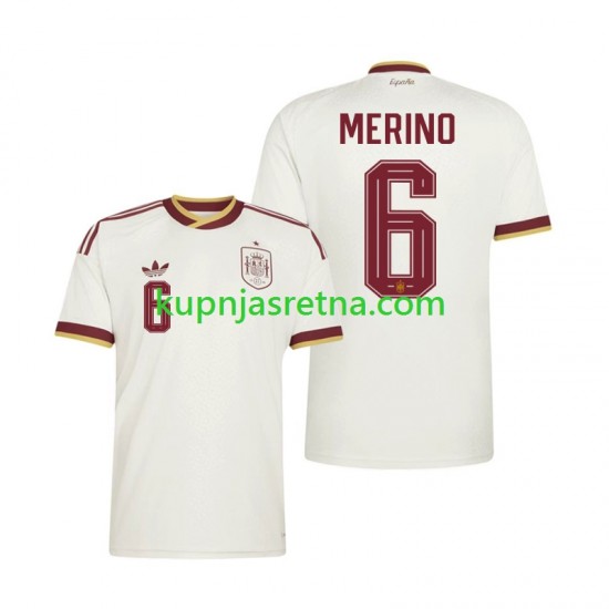 Muškarci Gostujući Away Dresova Španjolska Mikel Merino 6 World Cup 2026 Kratkih Rukava