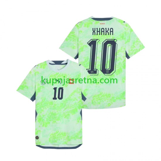 Muškarci Gostujući Away Dresova Švicarska Granit Xhaka 10 World Cup 2026 Kratkih Rukava