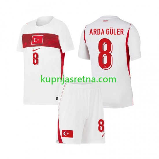 Dječja Gostujući Away Dresova Turska Arda Guler 8 World Cup 2026 Kratkih Rukava