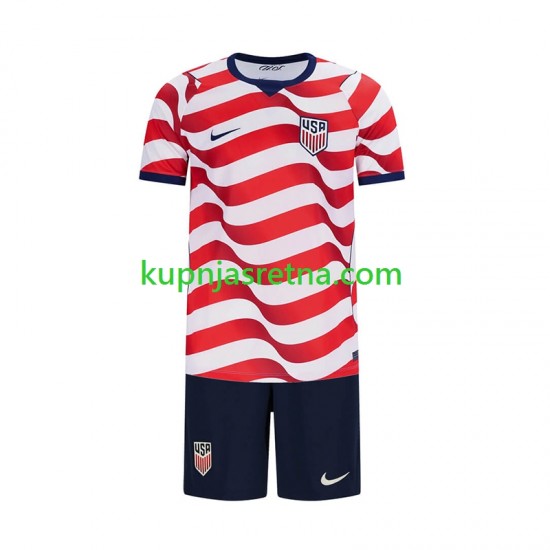 Dječja Domaći Home Dresova SAD World Cup 2026 Kratkih Rukava