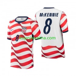 Muškarci Domaći Home Dresova SAD Weston McKennie 8 World Cup 2026 Kratkih Rukava Muškarci Domaći Home Dresova SAD Weston McKennie 8 World Cup 2026 Kratkih Rukava
