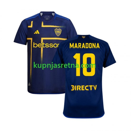 Muškarci Treći Dresova Boca Juniors MARADONA 10 2024-2025 Kratkih Rukava