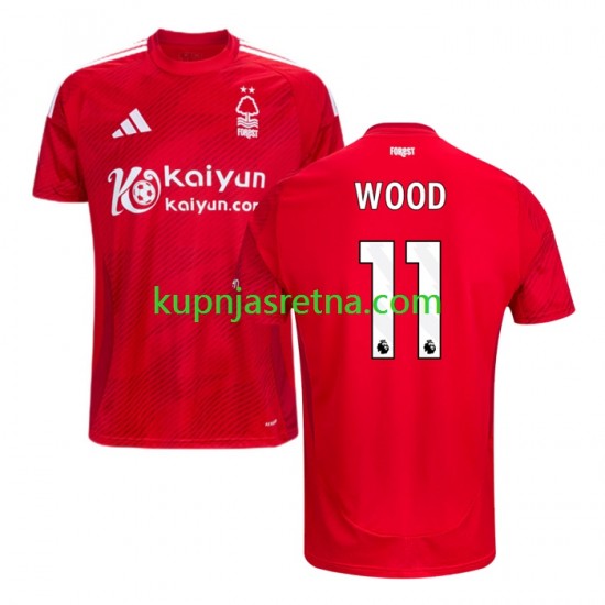 Muškarci Domaći Home Dresova Nottingham Forest Chris Wood 11 2024-2025 Kratkih Rukava