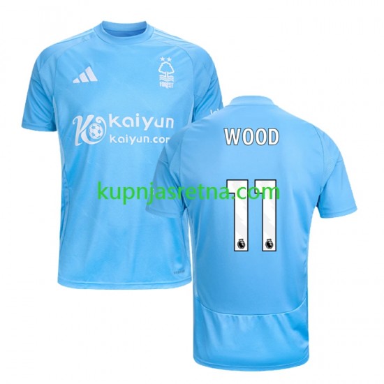 Muškarci Treći Dresova Nottingham Forest Chris Wood 11 2024-2025 Kratkih Rukava