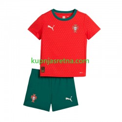 Dječja Domaći Home Dresova Portugal 2025 Kratkih Rukava