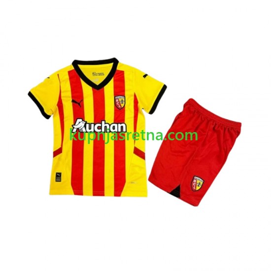 Dječja Domaći Home Dresova RC Lens 2024-2025 Kratkih Rukava