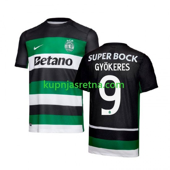 Muškarci Domaći Home Dresova Sporting CP Gyokeres 9 2024-2025 Kratkih Rukava