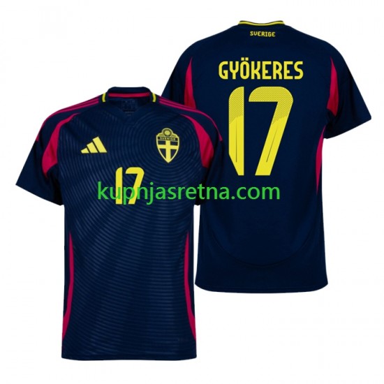 Muškarci Gostujući Away Dresova Švedska Viktor Gyokeres 17 2024 Kratkih Rukava
