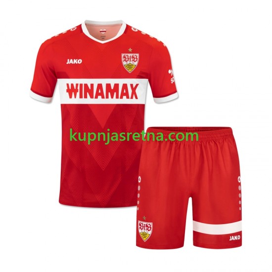 Dječja Gostujući Away Dresova VfB Stuttgart 2024-2025 Kratkih Rukava