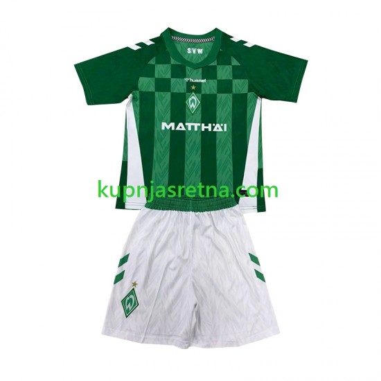 Dječja Domaći Home Dresova Werder Bremen 2024-2025 Kratkih Rukava