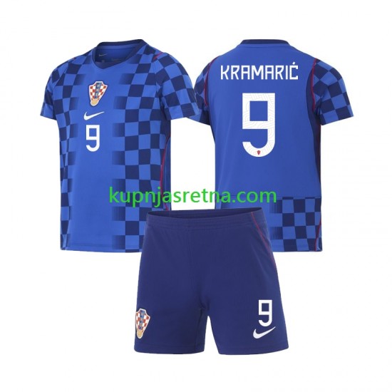 Dječja Gostujući Away Dresova Hrvatska Andrej Kramaric 9 World Cup 2026 Kratkih Rukava