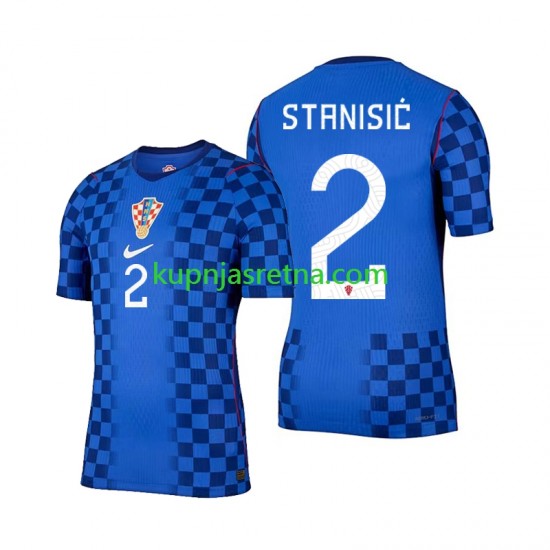 Muškarci Gostujući Away Dresova Hrvatska Josip Stanisic 2 World Cup 2026 Kratkih Rukava