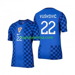 Muškarci Gostujući Away Dresova Hrvatska Luka Vuskovic 22 World Cup 2026 Kratkih Rukava