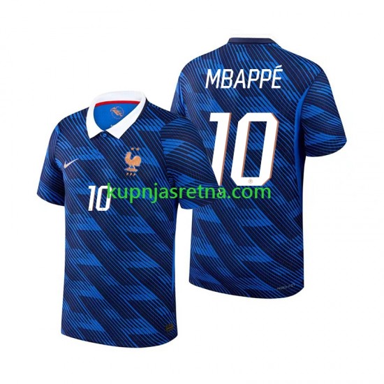 Muškarci Domaći Home Dresova Francuska Kylian Mbappe 10 World Cup 2026 Kratkih Rukava