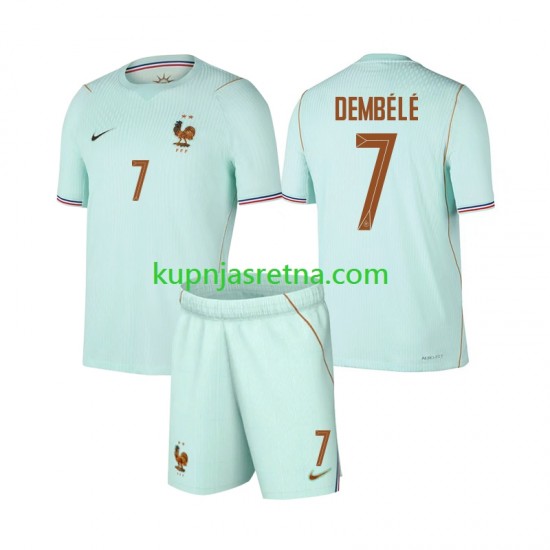 Dječja Gostujući Away Dresova Francuska Ousmane Dembele 7 World Cup 2026 Kratkih Rukava