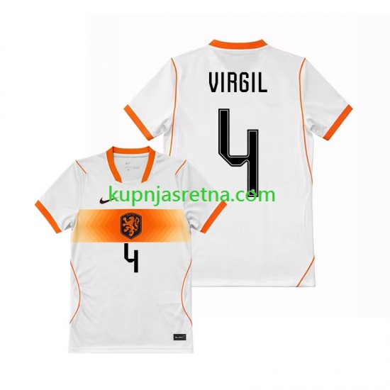 Muškarci Gostujući Away Dresova Nizozemska Virgil van Dijk 4 World Cup 2026 Kratkih Rukava