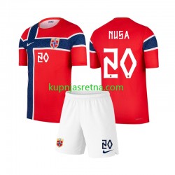 Dječja Domaći Home Dresova Norveška Antonio Nusa 20 World Cup 2026 Kratkih Rukava
