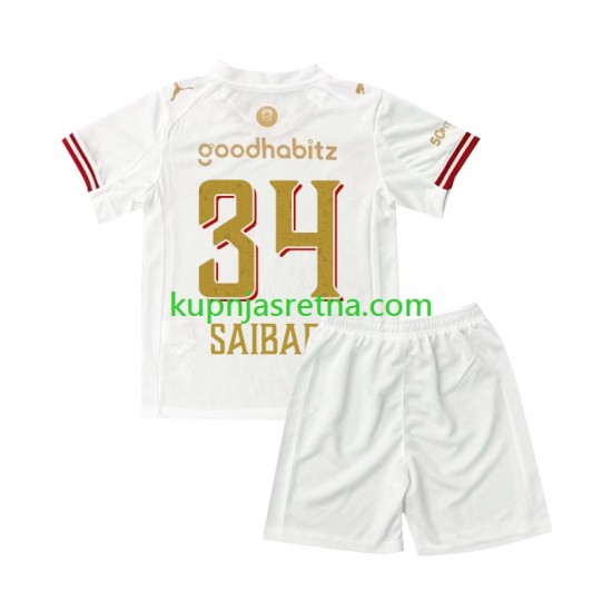 Dječja Četvrti Dresova PSV Eindhoven Ismael Saibari 34 Efteling 2025-2026 Kratkih Rukava