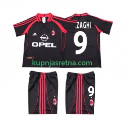 Dječja Treći Dresova AC Milan INZAGHI 9 Retro 2000 2001 Kratkih Rukava Dječja Treći Dresova AC Milan INZAGHI 9 Retro 2000 2001 Kratkih Rukava