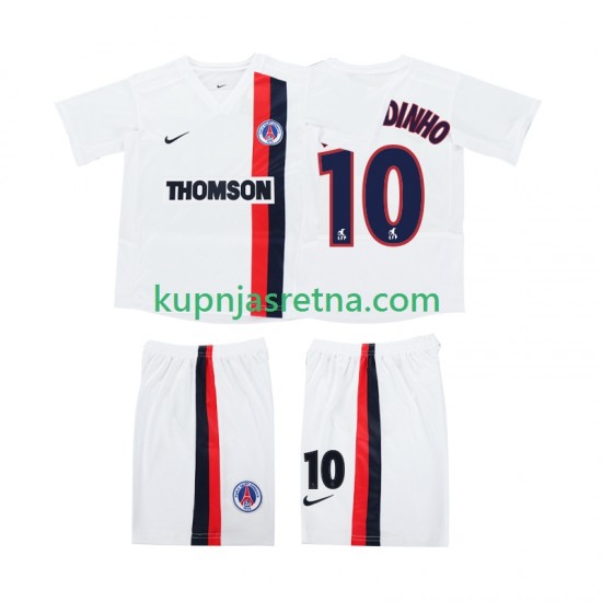 Dječja Gostujući Away Dresova AC Milan RONALDINHO 10 Retro 2002 2003 Kratkih Rukava