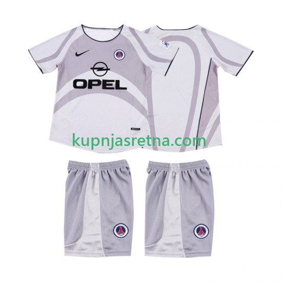Dječja Gostujući Away Dresova AC Milan Retro 2001 2002 Kratkih Rukava