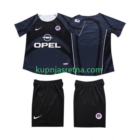 Dječja Treći Dresova AC Milan Retro 2002 2003 Kratkih Rukava