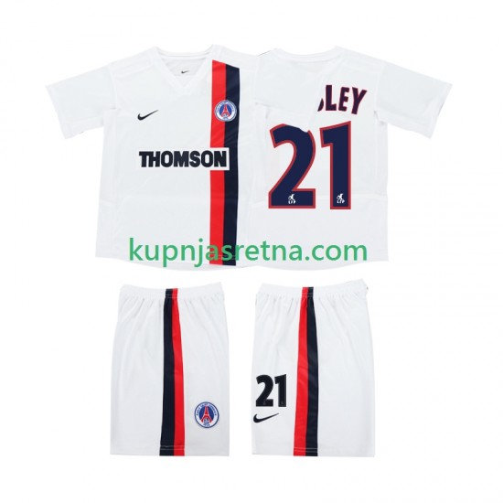 Dječja Gostujući Away Dresova AC Milan WESLEY 21 Retro 2002 2003 Kratkih Rukava