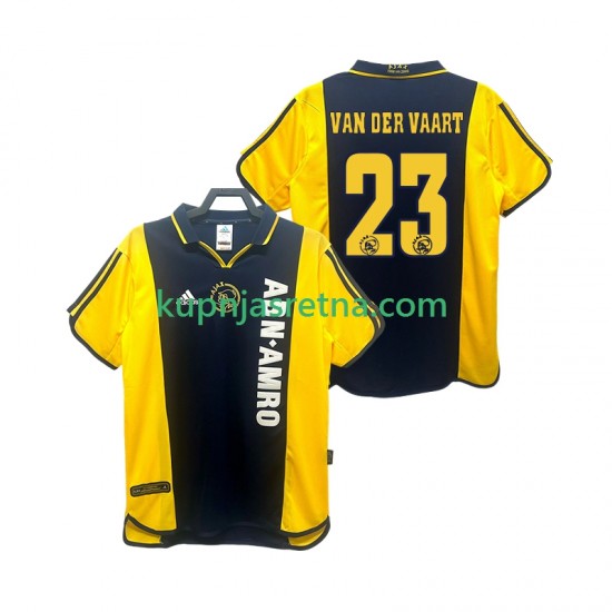 Muškarci Gostujući Away Dresova AFC Ajax VAN DER VAART 23 Retro 2000 2001 Kratkih Rukava