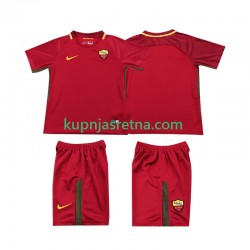 Dječja Domaći Home Dresova Roma Retro 2017-2018 Kratkih Rukava Dječja Domaći Home Dresova Roma Retro 2017-2018 Kratkih Rukava