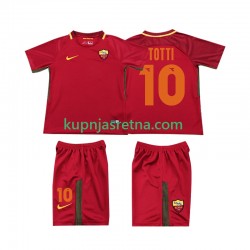 Dječja Domaći Home Dresova Roma Totti 10 Retro 2017-2018 Kratkih Rukava Dječja Domaći Home Dresova Roma Totti 10 Retro 2017-2018 Kratkih Rukava