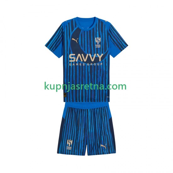 Dječja Domaći Home Dresova Al Hilal CWC 2025-2026 Kratkih Rukava