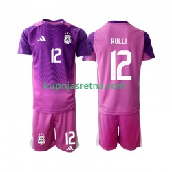 Dječja Domaći Home Golmanski Dresova Argentina Geronimo Rulli 12 2025 Kratkih Rukava