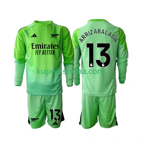 Dječja Gostujući Away Golmanski Dresova Arsenal Kepa Arrizabalaga 13 2025-2026 Dugim Rukavima