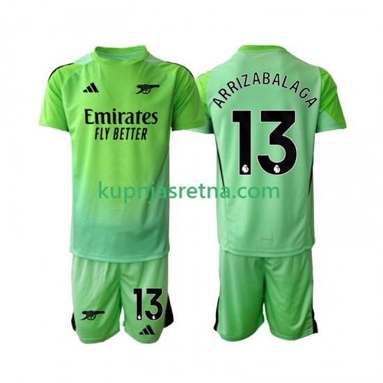 Dječja Gostujući Away Golmanski Dresova Arsenal Kepa Arrizabalaga 13 2025-2026 Kratkih Rukava