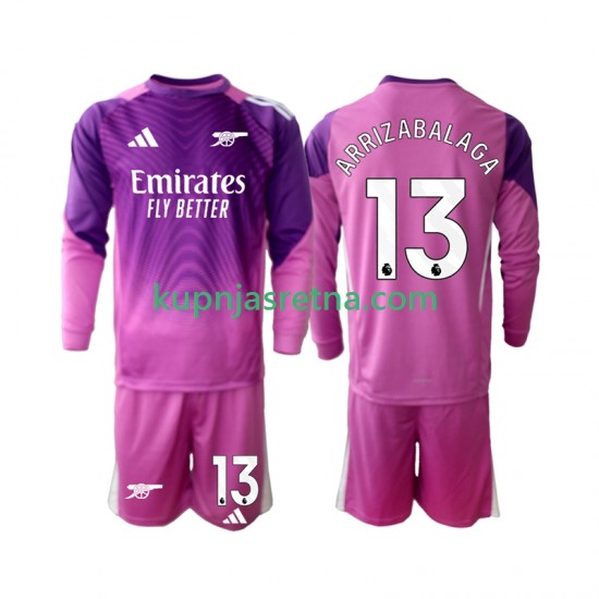 Dječja Treći Golmanski Dresova Arsenal Kepa Arrizabalaga 13 2025-2026 Dugim Rukavima