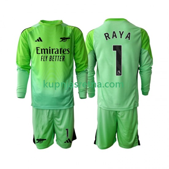 Dječja Gostujući Away Golmanski Dresova Arsenal Raya 1 2025-2026 Dugim Rukavima