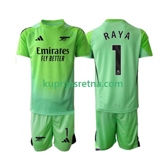 Dječja Gostujući Away Golmanski Dresova Arsenal Raya 1 2025-2026 Kratkih Rukava