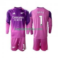Dječja Treći Golmanski Dresova Arsenal Raya 1 2025-2026 Dugim Rukavima