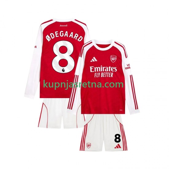 Dječja Domaći Home Dresova Arsenal Martin Odegaard 8 2025-2026 Dugim Rukavima