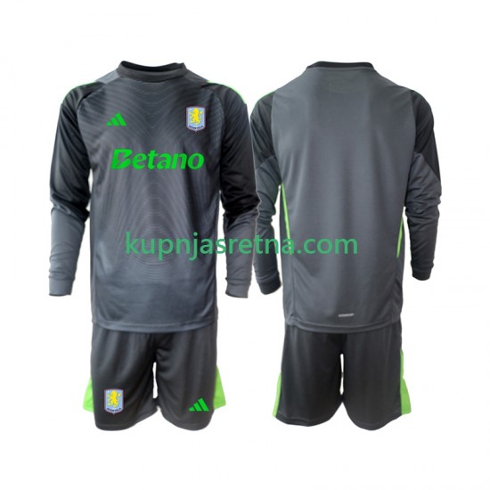 Dječja Domaći Home Golmanski Dresova Aston Villa 2025-2026 Dugim Rukavima