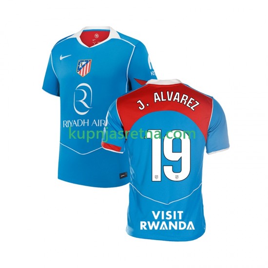 Muškarci Treći Dresova Atlético Madrid Julian Alvarez 19 2025-2026 Kratkih Rukava