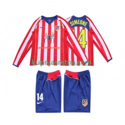 Dječja Domaći Home Dresova Atlético Madrid SIMEONE 14 Retro 2004 2005 Dugim Rukavima Dječja Domaći Home Dresova Atlético Madrid SIMEONE 14 Retro 2004 2005 Dugim Rukavima