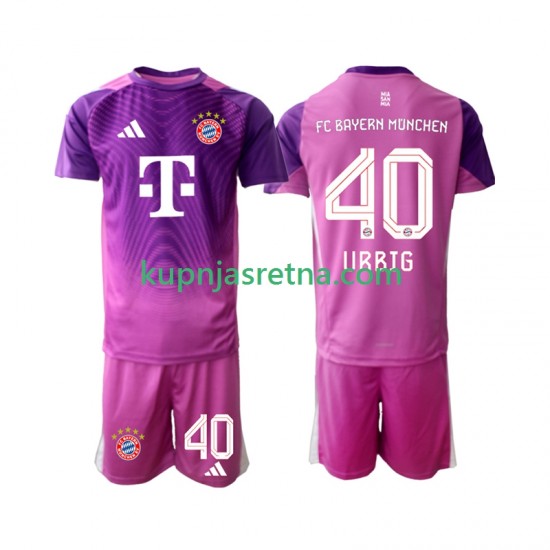 Dječja Četvrti Golmanski Dresova FC Bayern München Jonas Urbig 40 2025-2026 Kratkih Rukava