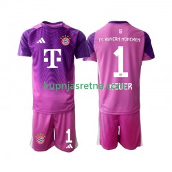Dječja Četvrti Golmanski Dresova FC Bayern München Manuel Neuer 1 2025-2026 Kratkih Rukava Dječja Četvrti Golmanski Dresova FC Bayern München Manuel Neuer 1 2025-2026 Kratkih Rukava