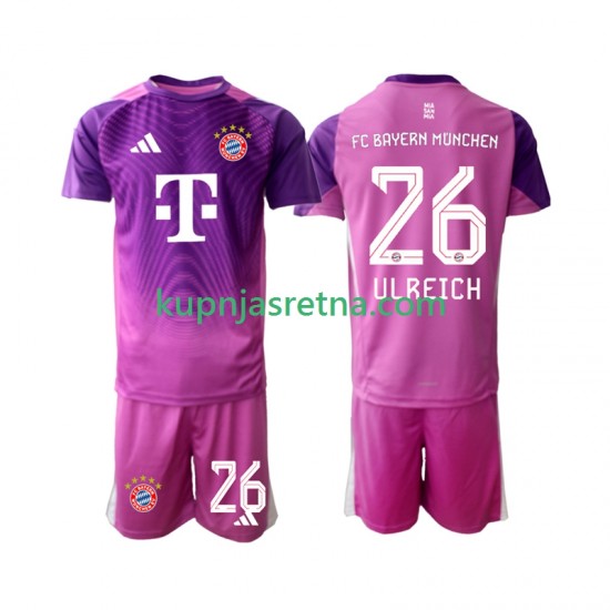 Dječja Četvrti Golmanski Dresova FC Bayern München Sven Ulreich 26 2025-2026 Kratkih Rukava