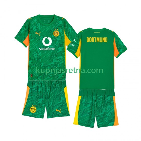 Dječja Domaći Home Golmanski Dresova Borussia Dortmund 2025-2026 Kratkih Rukava