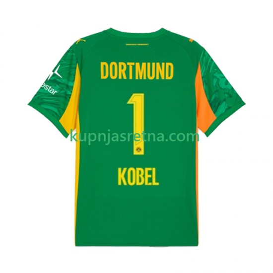 Muškarci Domaći Home Golmanski Dresova Borussia Dortmund Gregor Kobel 1 2025-2026 Kratkih Rukava